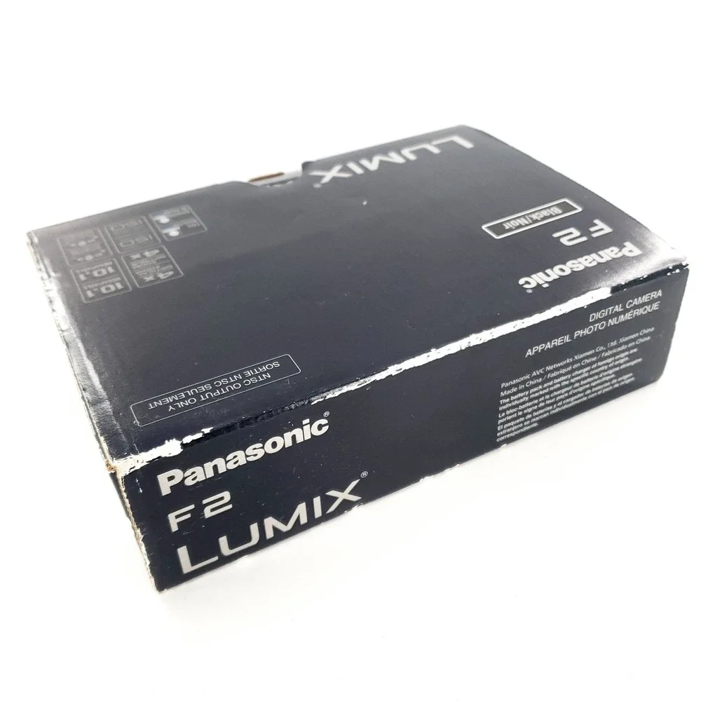 Panasonic LUMIX DMC-F2 10.1 MP Digital Camera Black w/ Battery, Charger, SD Card